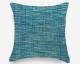 Blue color textured fabric cushion covers for sofa available with zipper